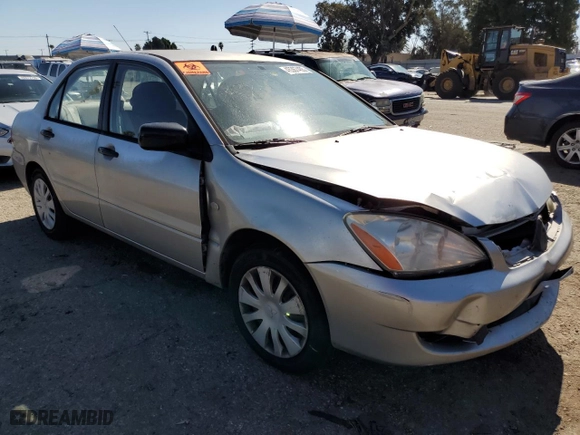 2006 Mitsubishi Lancer ES with VIN JA3AJ26E96U014446, listed as a Copart auction lot 46367455 with 144,202 mi miles and Salvage Title. Bid and sale history available at carsss.com. Image 4.