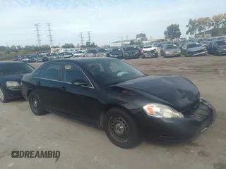 2011 Chevrolet Impala Police Police with VIN 2G1WD5EM0B1223713, listed as a IAAI auction lot 34669220 with 143,859 mi miles. Bid and sale history available at carsss.com. Image 1.