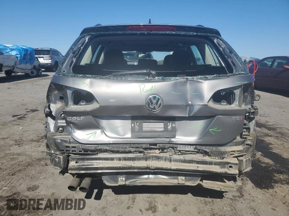 2016 Volkswagen Golf SportWagen TSI S with VIN 3VWC17AU0GM523656, listed as a Copart auction lot 76069414 with 163,440 mi miles and Salvage Title. Bid and sale history available at carsss.com. Image 6.