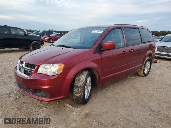 2016 Dodge Grand Caravan SXT with VIN 2C4RDGCG7GR201679, listed as a Copart auction lot 83384084 with 117,620 mi miles and Salvage Title. Bid and sale history available at DreamBid. Image 1.