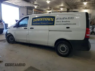 2021 Mercedes-Benz Metris Cargo with VIN W1YV0CEY6M3857204, listed as a Copart auction lot 47120605 with Not Provided miles and Salvage Title. Bid and sale history available at DreamBid. Image 2.