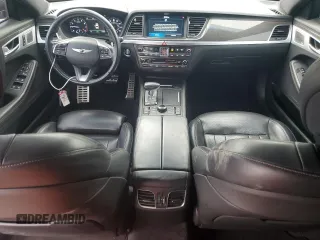 2018 Genesis G80 Sport with VIN KMHGN4JB8JU240796, listed as a Copart auction lot 78517364 with 89,858 mi miles and Salvage Title. Bid and sale history available at DreamBid. Image 8.