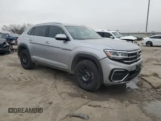 2022 Volkswagen Atlas SEL Premium R-Line with VIN 1V2FE2CA9NC213092, listed as a Copart auction lot 43430625 with 53,426 mi miles and Salvage title. Bid and sale history available at DreamBid. Image 4.