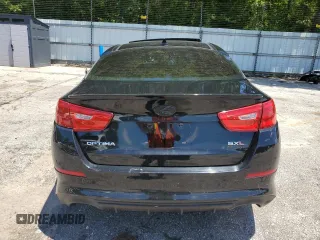 2015 Kia Optima SX Turbo with VIN 5XXGR4A60FG381919, listed as a Copart auction lot 57703285 with Not provided miles and Salvage title. Bid and sale history available at DreamBid. Image 6.