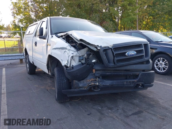 2008 Ford F-150 XL with VIN 1FTRF14W98KB87331, listed as a IAAI auction lot 40583789 with 106,402 mi miles. Bid and sale history available at carsss.com. Image 6.