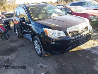 2015 Subaru Forester 2.5i Premium with VIN JF2SJADC2FH401318, listed as a IAAI auction lot 41451231 with 152,489 mi miles. Bid and sale history available at carsss.com. Image 1.