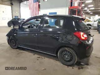 2019 Mitsubishi Mirage ES with VIN ML32A3HJ6KH011077, listed as a Copart auction lot 61005885 with 152,201 mi miles and Salvage title. Bid and sale history available at DreamBid. Image 2.