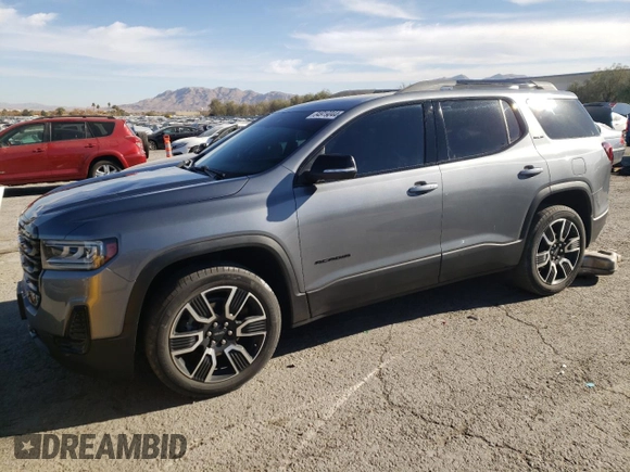 2021 GMC Acadia SLE with VIN 1GKKNKLS5MZ165860, listed as a Copart auction lot 84919044 with 36,425 mi miles and Salvage Title. Bid and sale history available at DreamBid. Image 1.