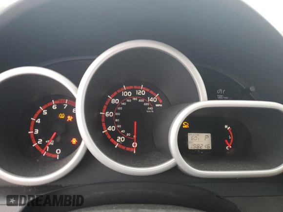 2009 Toyota Matrix S with VIN 2T1KE40E59C002925, listed as a Copart auction lot 58167165 with 198,246 mi miles and Salvage title. Bid and sale history available at DreamBid. Image 9.