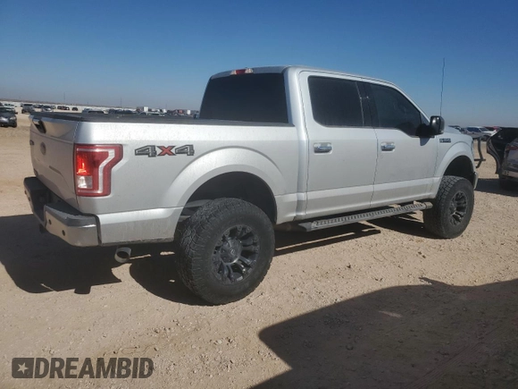2017 Ford F-150 XL with VIN 1FTEW1EF7HKC33171, listed as a Copart auction lot 43648375 with 173,690 mi miles and Salvage Title. Bid and sale history available at carsss.com. Image 3.