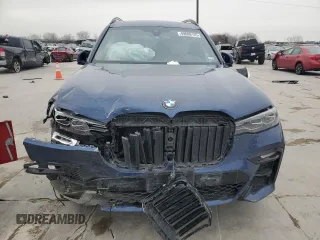 2022 BMW X7 xDrive40i with VIN 5UXCW2C04N9K27194, listed as a Copart auction lot 89009155 with 0 mi miles and Salvage Title. Bid and sale history available at carsss.com. Image 5.