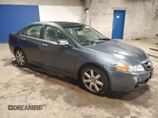 2004 Acura TSX with VIN JH4CL96834C026570, listed as a Copart auction lot 57438495 with 195,187 mi miles and Salvage title. Bid and sale history available at DreamBid. Image 4.
