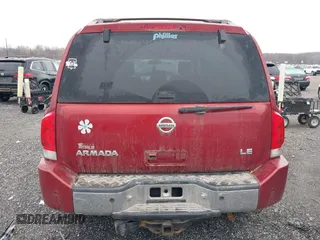 2005 Nissan Armada SE z VIN 5N1AA08B85N706842, wystawiony jako IAAI lot #41532244 z przebiegiem 123 630 mil mil oraz . Historia ofert i sprzedaży dostępna na DreamBid. Obrazek 16.