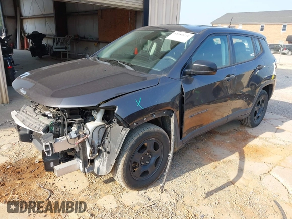 2018 Jeep Compass Sport с VIN 3C4NJCAB0JT233112, выставлен на аукционе IAAI как лот 42580222 с пробегом 96 280 миль миль и . История ставок и продаж доступна на DreamBid. Изображение 2.