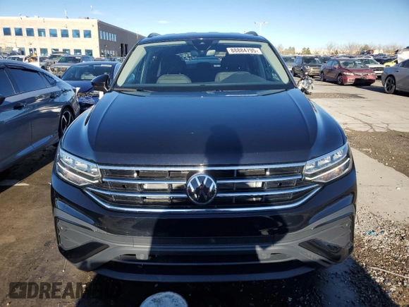 2024 Volkswagen Tiguan S with VIN 3VVFB7AX8RM126322, listed as a Copart auction lot 88884795 with 1,162 mi miles and Salvage title. Bid and sale history available at DreamBid. Image 5.