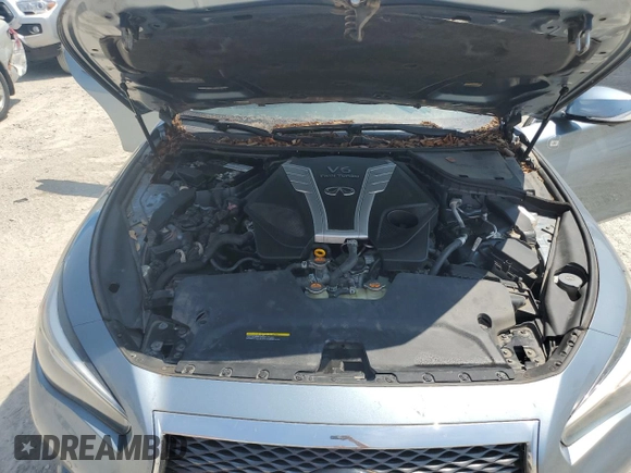 2017 Infiniti Q50 Premium with VIN JN1EV7AR3HM836681, listed as a Copart auction lot 61333735 with 49,857 mi miles and Salvage title. Bid and sale history available at DreamBid. Image 11.