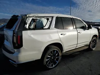 2023 Cadillac Escalade 4WD Premium Luxury with VIN 1GYS4BKL3PR197441, listed as a Copart auction lot 72227294 with 24,154 mi miles and Salvage Title. Bid and sale history available at carsss.com. Image 3.
