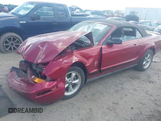 2007 Ford Mustang Deluxe with VIN 1ZVHT84NX75334058, listed as a IAAI auction lot 42187157 with Not provided miles and . Bid and sale history available at DreamBid. Image 16.