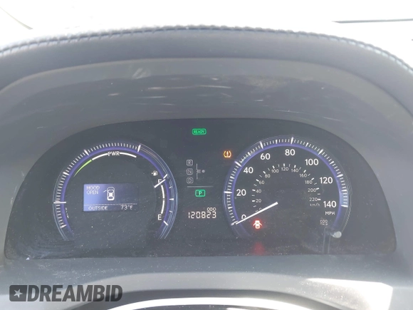 2010 Lexus HS 250h with VIN JTHBB1BA0A2016668, listed as a IAAI auction lot 42141367 with 120,823 mi miles. Bid and sale history available at carsss.com. Image 7.