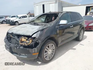 2009 Lincoln MKX with VIN 2LMDU68C69BJ12854, listed as a IAAI auction lot 41874761 with 1 mi miles. Bid and sale history available at carsss.com. Image 2.