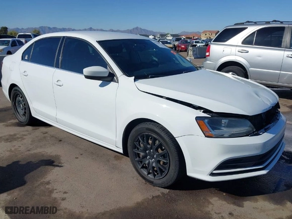2017 Volkswagen Jetta 1.4T S with VIN 3VW167AJ0HM347112, listed as a IAAI auction lot 41819172 with 126,685 mi miles. Bid and sale history available at carsss.com. Image 1.