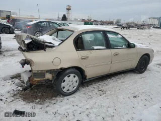 2003 Chevrolet Malibu with VIN 1G1ND52J43M560302, listed as a Copart auction lot 45064555 with 248,865 mi miles and Salvage Title. Bid and sale history available at carsss.com. Image 3.