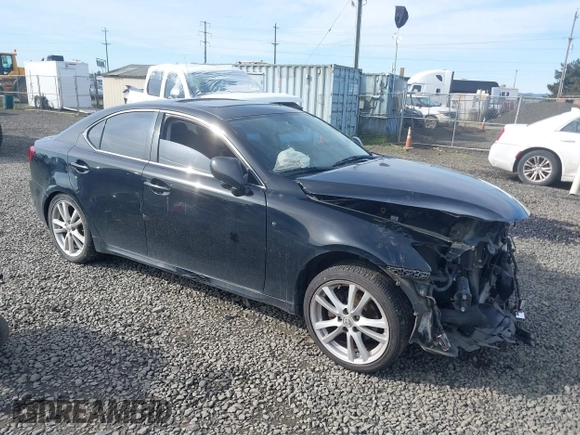 2006 Lexus IS 250 with VIN JTHBK262965004548, listed as a IAAI auction lot 42003962 with 261,584 mi miles and . Bid and sale history available at DreamBid. Image 1.