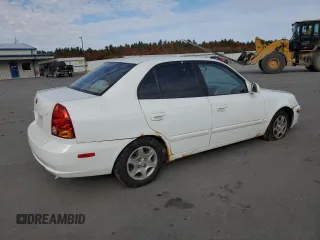 2005 Hyundai Accent GLS with VIN KMHCG45CX5U640554, listed as a Copart auction lot 77653664 with 179,642 mi miles and Clean Title. Bid and sale history available at carsss.com. Image 3.