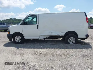 2020 Chevrolet Express Cargo with VIN 1GCWGAFG8L1173280, listed as a IAAI auction lot 42434124 with 157,399 mi miles and . Bid and sale history available at DreamBid. Image 14.