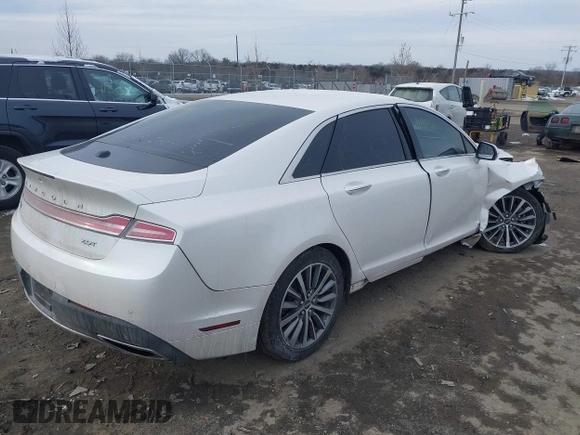 2019 Lincoln MKZ Standard with VIN 3LN6L5A93KR624594, listed as a IAAI auction lot 41379000 with 87,504 mi miles. Bid and sale history available at carsss.com. Image 4.
