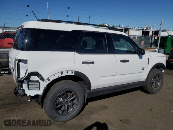 2024 Ford Bronco Sport Big Bend with VIN 3FMCR9B68RRE16976, listed as a Copart auction lot 72742844 with 1,757 mi miles and Salvage title. Bid and sale history available at DreamBid. Image 3.