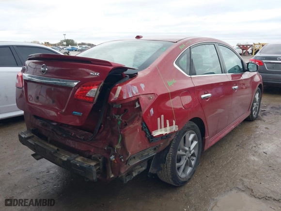 2013 Nissan Sentra SR with VIN 3N1AB7AP7DL635280, listed as a IAAI auction lot 41464335 with 96,763 mi miles. Bid and sale history available at carsss.com. Image 4.