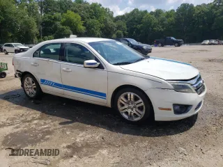 2010 Ford Fusion SE with VIN 3FAHP0HA6AR124387, listed as a Copart auction lot 62008405 with 196,524 mi miles and Salvage title. Bid and sale history available at DreamBid. Image 4.