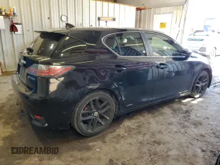 2014 Lexus CT 200h with VIN JTHKD5BH5E2190840, listed as a Copart auction lot 50918125 with 230,408 mi miles and Salvage Title. Bid and sale history available at DreamBid. Image 3.