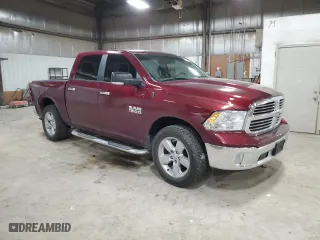 2017 Ram 1500 Big Horn with VIN 1C6RR7LG3HS667327, listed as a Copart auction lot 43693235 with 105,381 mi miles and Salvage Title. Bid and sale history available at carsss.com. Image 4.