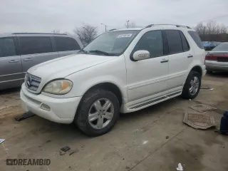2005 Mercedes-Benz M-Class 3.7L with VIN 4JGAB57E35A557978, listed as a Copart auction lot 44210615 with 176,598 mi miles and Salvage Title. Bid and sale history available at carsss.com. Image 1.
