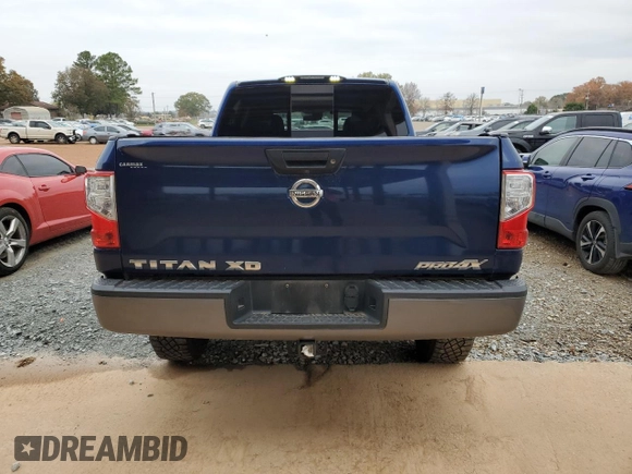 2017 Nissan Titan XD PRO-4X with VIN 1N6BA1F46HN519362, listed as a Copart auction lot 82225564 with 110,349 mi miles and Salvage Title. Bid and sale history available at carsss.com. Image 6.