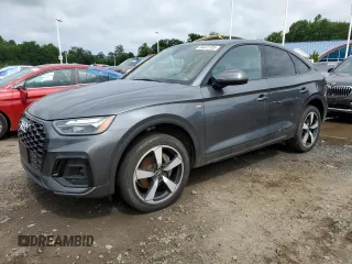 2022 Audi Q5 Sportback S line Premium Plus with VIN WA15AAFY2N2003008, listed as a Copart auction lot 64431705 with 98,944 mi miles and Clean title. Bid and sale history available at DreamBid. Image 1.