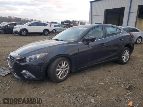 2016 Mazda 3 i Touring with VIN 3MZBM1W79GM268881, listed as a Copart auction lot 81152094 with 46,533 mi miles and Salvage Title. Bid and sale history available at DreamBid. Image 1.