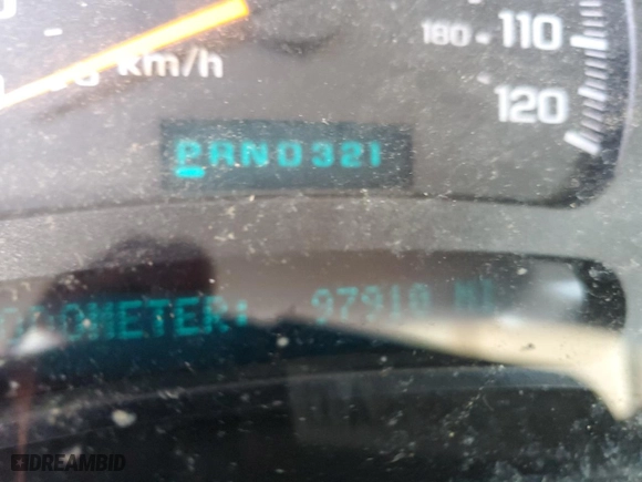 2004 Chevrolet Silverado 1500 Work Truck with VIN 1GCEC19X34Z349531, listed as a Copart auction lot 43471345 with 97,910 mi miles and Salvage Title. Bid and sale history available at carsss.com. Image 9.