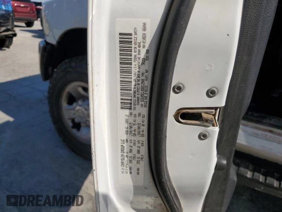 2013 Ram 2500 Tradesman with VIN 3C6UR5CLXDG512948, listed as a Copart auction lot 61927525 with 336,590 mi miles and Salvage title. Bid and sale history available at DreamBid. Image 12.