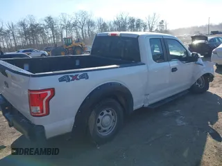 2017 Ford F-150 XL with VIN 1FTEX1E84HFB03694, listed as a IAAI auction lot 41388809 with 217,498 mi miles. Bid and sale history available at carsss.com. Image 4.