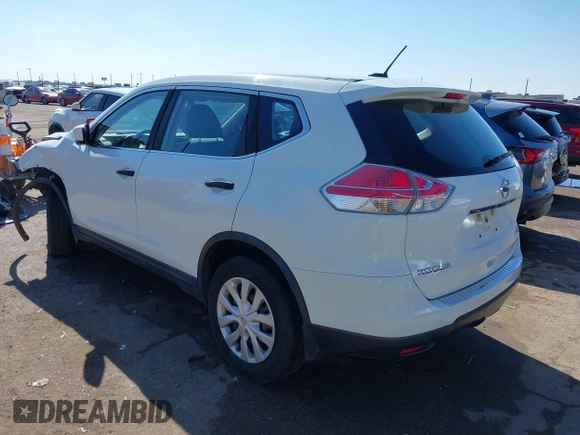 2016 Nissan Rogue SV with VIN KNMAT2MV8GP619010, listed as a IAAI auction lot 40618797 with 201,515 mi miles. Bid and sale history available at carsss.com. Image 3.