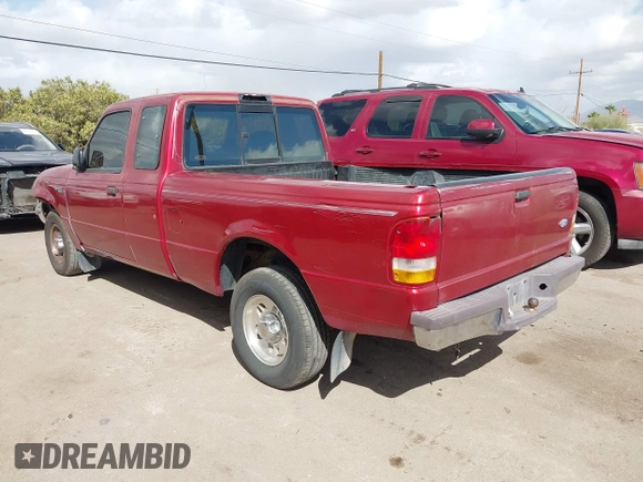 1997 Ford Ranger XLT with VIN 1FTCR14X4VPA61608, listed as a IAAI auction lot 41712805 with 165,097 mi miles. Bid and sale history available at carsss.com. Image 3.