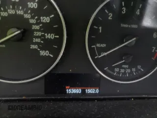 2015 BMW 3 Series 320i with VIN WBA3B1C55FK136932, listed as a Copart auction lot 44278445 with 153,693 mi miles and Salvage Title. Bid and sale history available at carsss.com. Image 9.