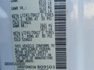 2016 Nissan NV S with VIN 1N6BF0KM2GN809503, listed as a Copart auction lot 45777705 with 68,639 mi miles and Salvage Title. Bid and sale history available at carsss.com. Image 13.