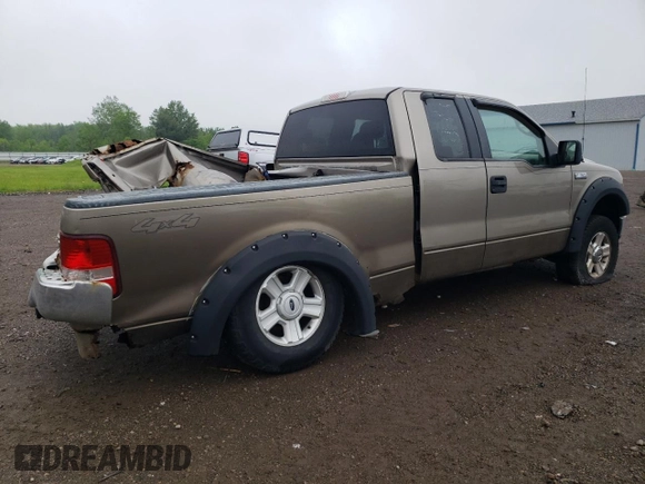 2004 Ford F-150 STX with VIN 1FTRX14W44NC37543, listed as a Copart auction lot 57442095 with 201,071 mi miles and Salvage title. Bid and sale history available at DreamBid. Image 3.