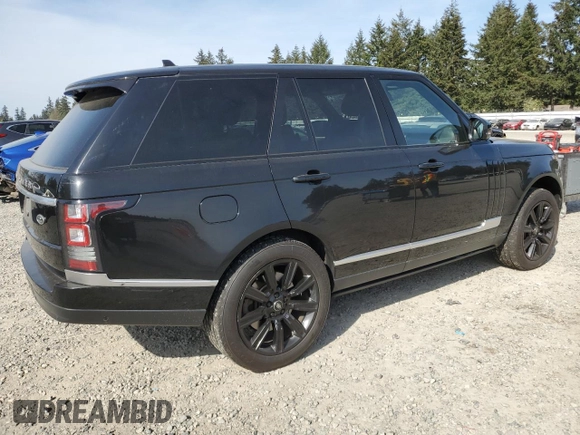 2016 Land Rover Range Rover with VIN SALGS2VF6GA273703, listed as a Copart auction lot 54392155 with 94,496 mi miles and Clean Title. Bid and sale history available at DreamBid. Image 3.