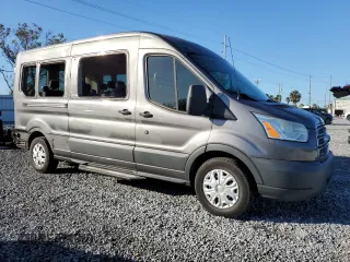 2015 Ford Transit Passenger XL with VIN 1FBAX2CGXFKA15126, listed as a Copart auction lot 84225534 with 134,178 mi miles and Salvage Title. Bid and sale history available at DreamBid. Image 4.