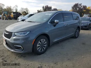 2023 Chrysler Pacifica Hybrid Limited with VIN 2C4RC1S70PR503378, listed as a Copart auction lot 78168074 with 23,160 mi miles and Salvage Title. Bid and sale history available at carsss.com. Image 1.